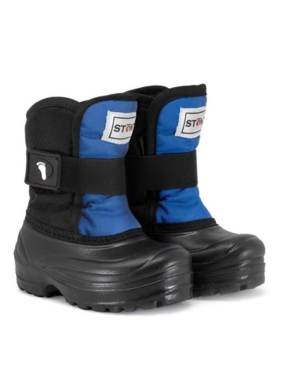 STONZ TODDLER WINTER BOOTS BLACK BLUE LITTLE KIDS SIZE 6